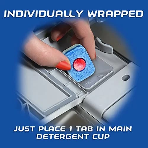 Finish All in 1 Dishwasher Detergent Tablets 32 Count | Powerball Formula for Brilliant Clean & Jet-Dry Shine thumbnail 4
