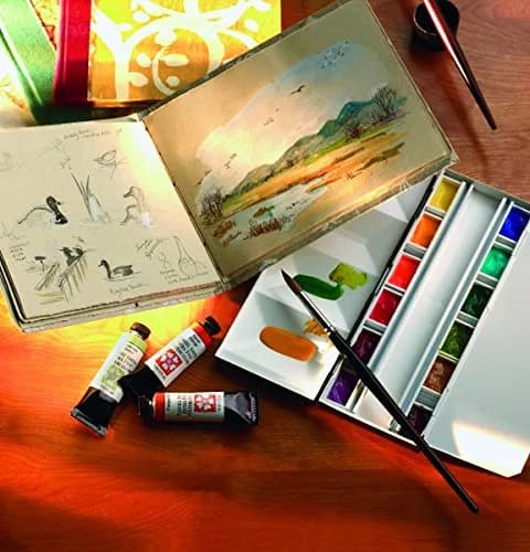DANIEL SMITH Extra Fine Watercolor Paint Tube, Duochrome Arctic Fire 15ml (0.5 Fl Oz) | ASTM D4236 Certified thumbnail 2