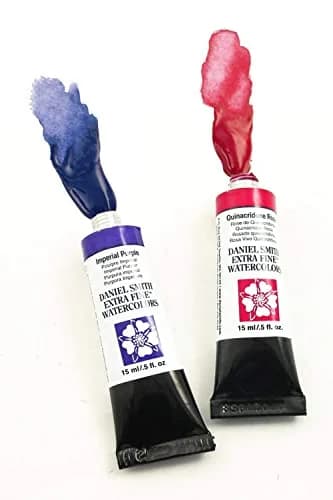DANIEL SMITH Extra Fine Watercolor Paint Tube, Duochrome Arctic Fire 15ml (0.5 Fl Oz) | ASTM D4236 Certified thumbnail 3