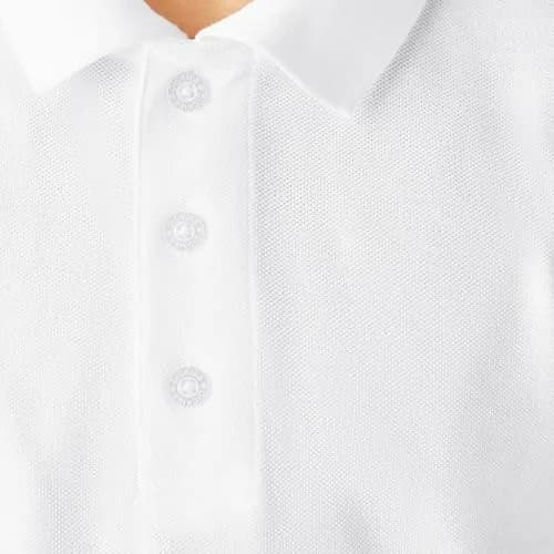 Dickies Big Boys' Short Sleeve Pique Polo Shirt, White, Small (8) | Durable Cotton, Easy Care, Tagless Label thumbnail 6