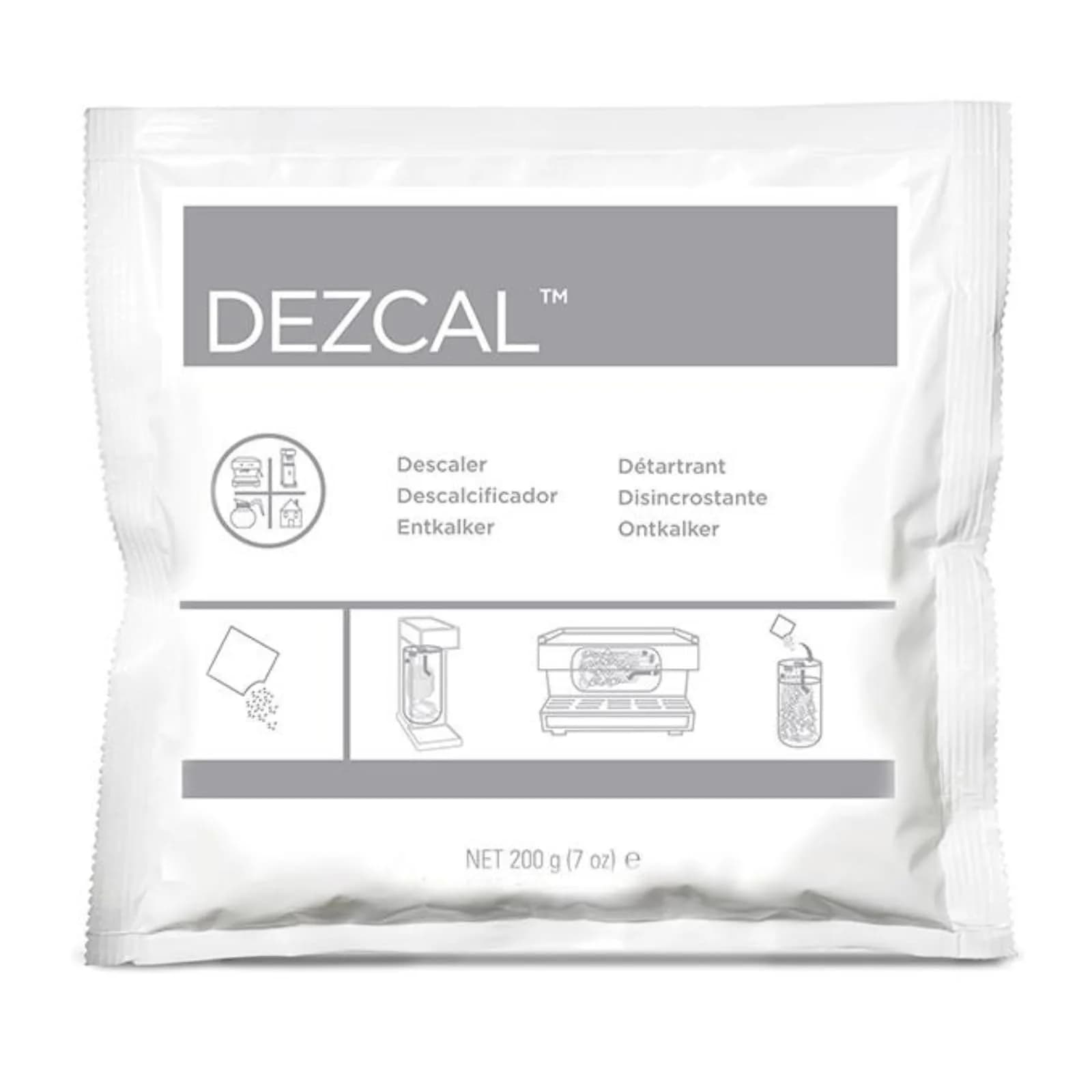 Urnex Dezcal Activated Scale Remover 7 oz | Biodegradable, Non-Toxic Descaler for Coffee & Espresso Equipment — White