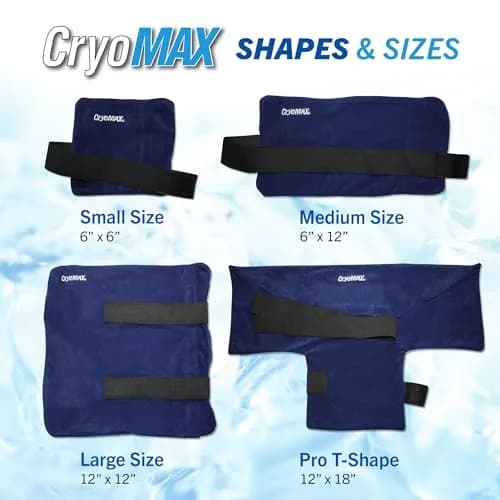 Cryo-MAX Reusable Cold Pack, Small 15cm x 15cm (6"x 6") - Pack of 2 | 8 Hour Cold Therapy thumbnail 7