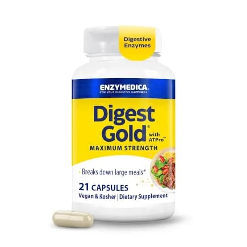 Enzymedica Digest Gold, Maximum Strength, 21 Capsules | Supports Digestion & Energy thumbnail 1