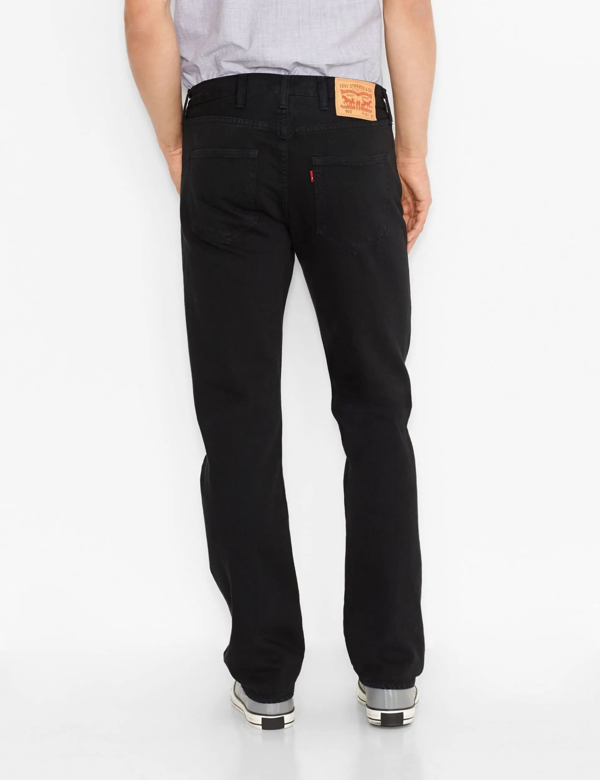 Levi's Men's 501 Original Fit Jeans, Black-Legacy, 32W x 32L | Classic Straight Fit for Everyday Style thumbnail 6