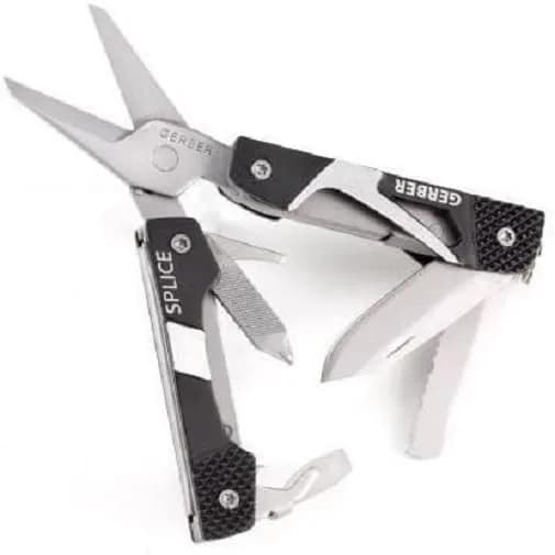 Gerber Splice EDC Multitool Pocket Knife with Scissors, Bottle Opener, Black | 9-in-1 Compact Everyday Carry thumbnail 4