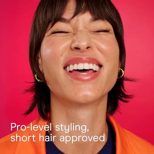 Conair Grip & Style Metal Round Brush, Nylon Bristle Hair Brush for Blowout Styling, For Short Hair Lengths, 1.375 inch Barrel thumbnail 7