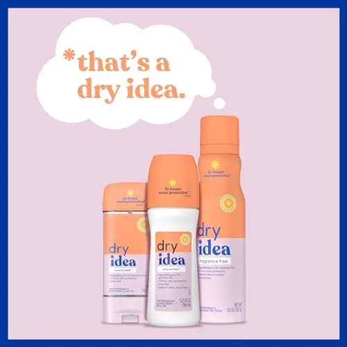 Dry Idea Unscented Roll-On Deodorant & Antiperspirant for Women 96ml (3.25 Fl Oz) | 72-Hour Odor Protection thumbnail 6