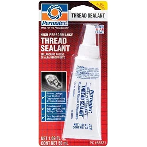 Permatex High Performance Thread Sealant 50ml (6-Pack) | Seals up to 1000 PSI, Resists 300°F thumbnail 1