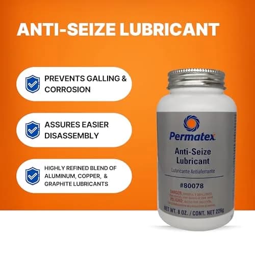 Permatex Anti-Seize Lubricant 8 oz. (Pack of 12) | Marine-Grade, Extreme Temp -60°F to 1600°F thumbnail 2