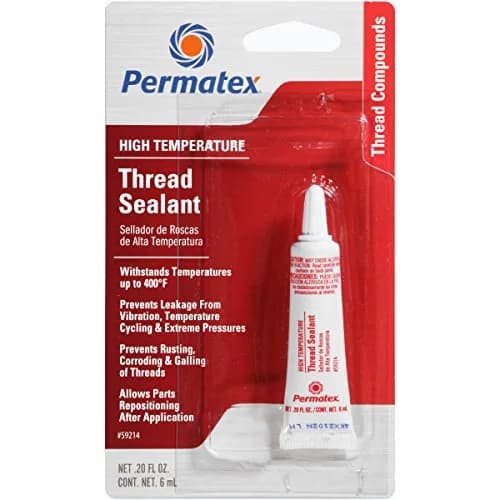Permatex Thread Sealant with PTFE 1 oz. (Pack of 12) | Seals & Resists Pressure in Air, Oil, Diesel Fuel & Hydraulic Systems thumbnail 1