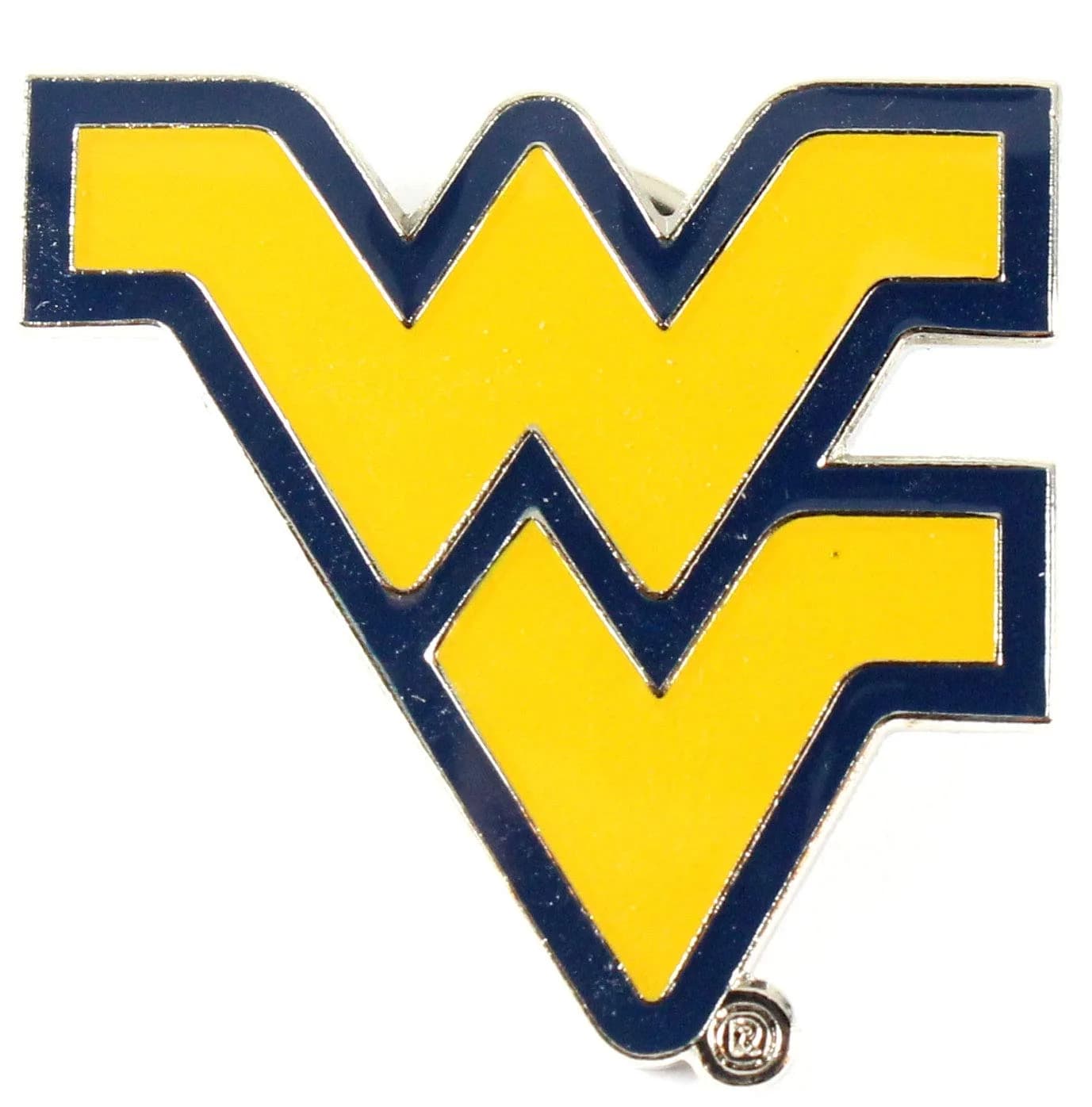 aminco NCAA West Virginia Mountaineers Team Logo Pin | Officially Licensed Fan Accessory - main product image
