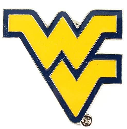 aminco NCAA West Virginia Mountaineers Team Logo Pin | Officially Licensed Fan Accessory thumbnail 1