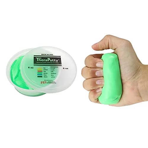 CanDo TheraPutty Standard Hand Exercise Putty 170g (6 oz) Medium Resistance | Strengthens Hands & Improves Motor Skills thumbnail 1