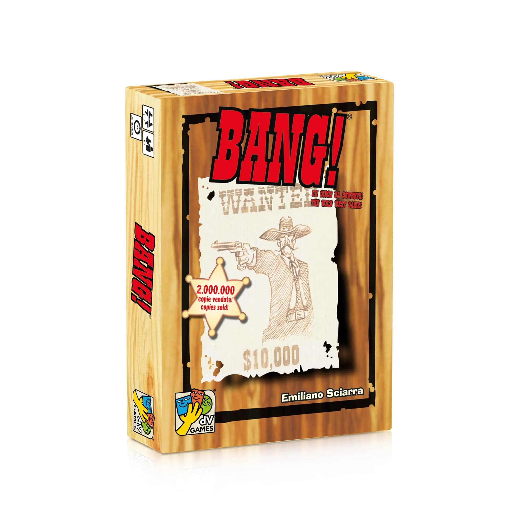dV Giochi DA VINCI Bang 4th Edition | Wild West Card Game for 4-7 Players — Various