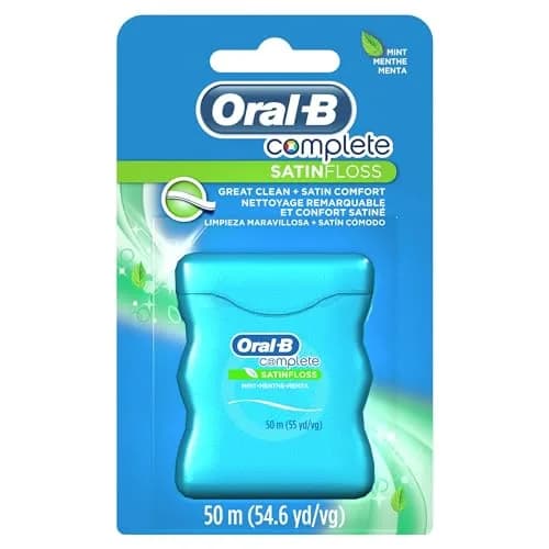 Oral-B Satin Mint Dental Floss 54 Yards | Satin Ribbon Texture for Comfortable Flossing thumbnail 2