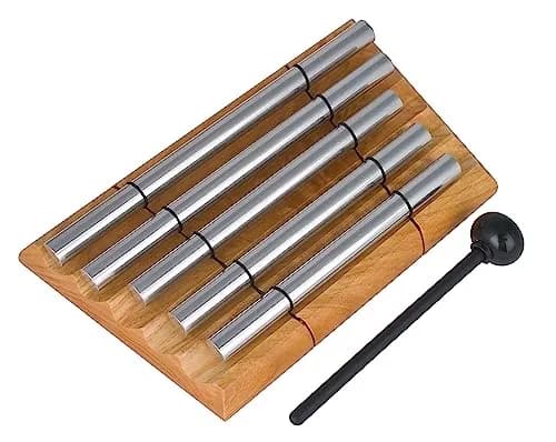 Woodstock Chimes Zenergy Quintet Hand Bell Chime 21.59 cm (8.5 Inch) | Tuned Meditation & Yoga Instrument thumbnail 1