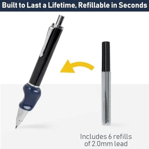 The Pencil Grip Heavyweight Mechanical Pencil Set, Ergonomic Weighted Pencil with Lead Refills - TPG-652 | Improves Legibility & Builds Strength thumbnail 7