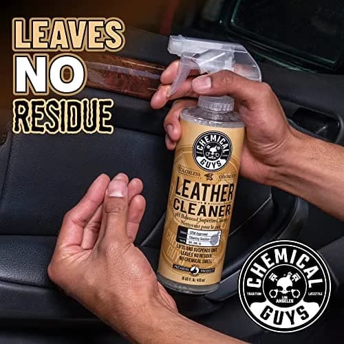 Chemical Guys Leather Cleaner & Conditioner Kit 2 x 16 oz (473 ml x 2) | pH-Balanced Formula for Cars & Home thumbnail 6