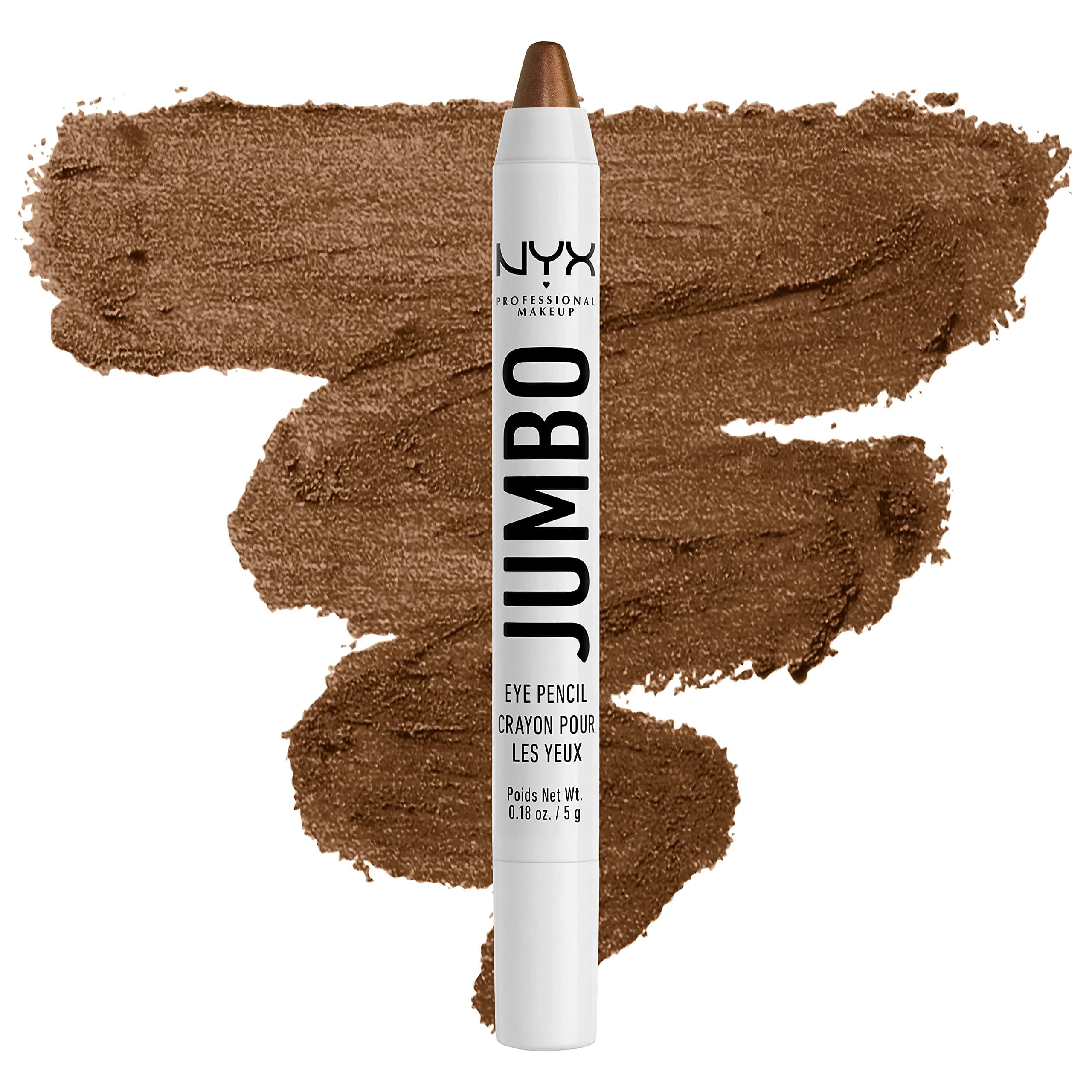 NYX PROFESSIONAL MAKEUP Jumbo Eye Pencil, Blendable Eyeshadow Stick & Eyeliner Pencil - French Fries | PETA Certified Cruelty-Free