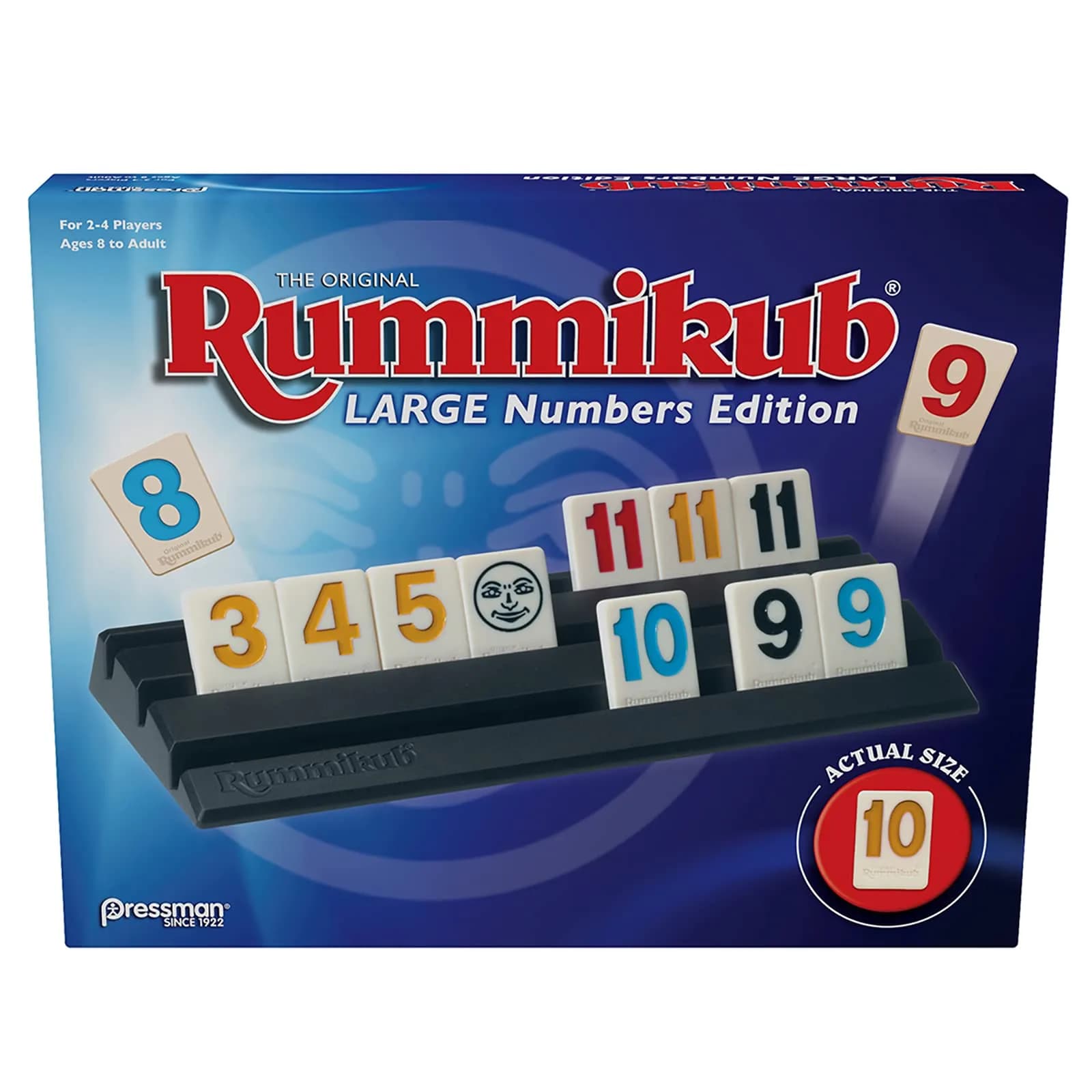 Pressman Rummikub Large Numbers Edition Tile Game | Easy to Learn, Strategy Focused, 106 Tiles
