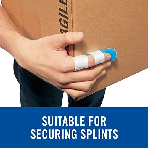 Nexcare Durable Cloth Tape 2.54 cm (1 in) x 27.4 m (10 Yds) Rolls | Strong Adhesive for Bulky Dressings thumbnail 3