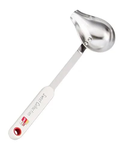 QUEEN ROSE Soup Ladle 3.0 x 2.2 x 9.4 inches | Made in Japan Stainless Steel - main product image