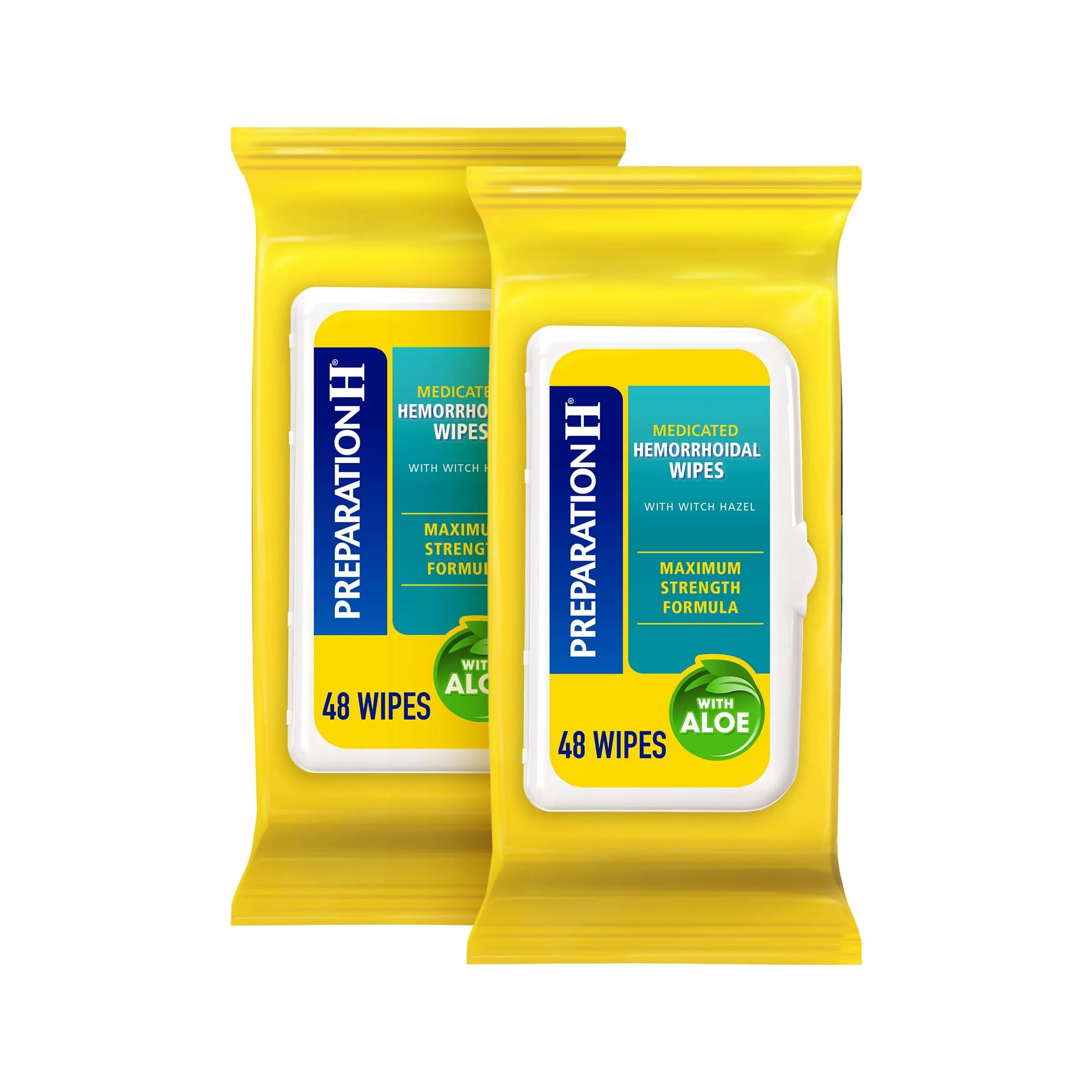 Preparation H Hemorrhoid Flushable Wipes with Witch Hazel 96 Count | Medication — Wipe