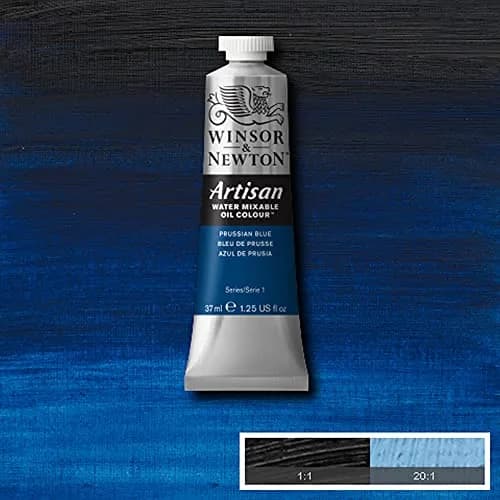 Winsor & Newton Artisan Water Mixable Oil Colour Prussian Blue 37ml (1.25 fl oz) | ASTM D4236 Certified thumbnail 3