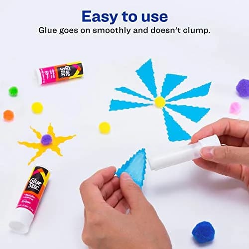 Avery Bonding Adhesives Glue Stick 0.26 Oz. | Washable, Permanent, Acid-Free for Crafts & School Projects thumbnail 4
