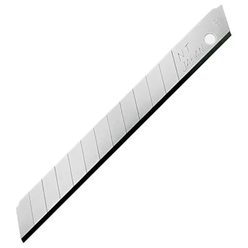 NT Cutter 9mm Snap-Off Blades, 50-Blade Pack, 80mm Length | Professional Carbon Steel for Paper, Vinyl, Crafts thumbnail 1