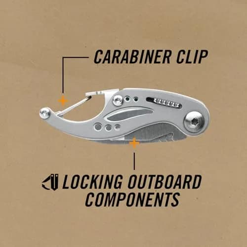 Gerber Curve 6-in-1 Keychain Multitool with Screwdriver & Bottle Opener | 5.1 cm (2 in) Blade thumbnail 4