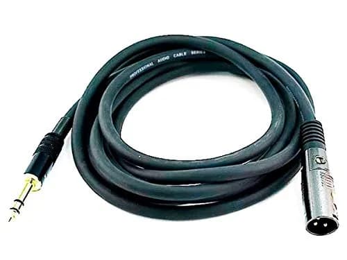 Monoprice Premier Series XLR Male to 1/4-Inch TRS Male Cable - 4.57 m (15 Feet) - Black, 16AWG, Gold Plated thumbnail 3