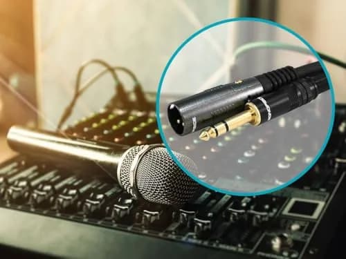 Monoprice Premier Series XLR Male to 1/4-Inch TRS Male Cable - Gold Plated, 1.83m (6 Feet), Black | High Fidelity Balanced Audio thumbnail 2