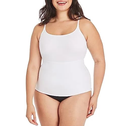 Maidenform Long Length Camisole Fl3266 | Shaping & Smoothing for Women, White, X-Large US thumbnail 1