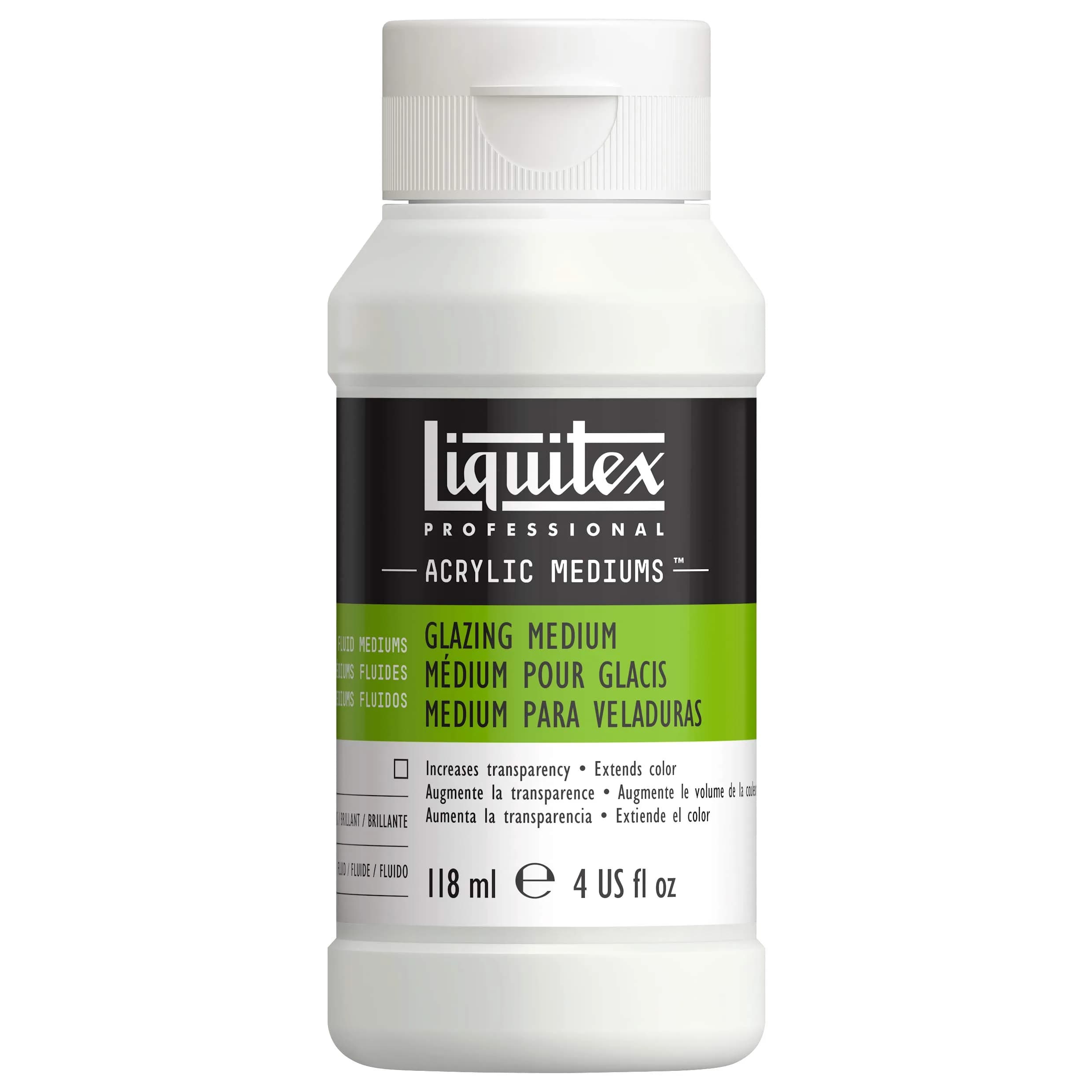 Liquitex Professional Fluid Medium 8oz | Gloss Finish for Artists & Students — 8 Fl Oz