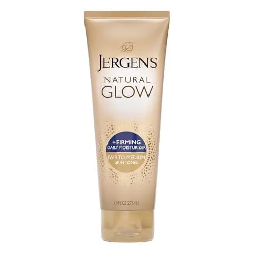 Jergens Natural Glow +Firming Body Lotion 222ml (7.5 Fl Oz) | Gradual Tan & Cellulite Reduction thumbnail 1