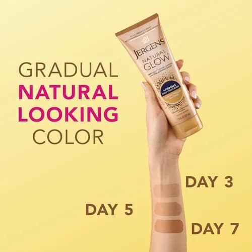 Jergens Natural Glow +Firming Body Lotion 222ml (7.5 Fl Oz) | Gradual Tan & Cellulite Reduction thumbnail 3