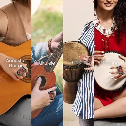 RhythmRing Finger Shaker Musical Instrument Compact Music Shaker | Wearable Percussion Accessory for All Instruments thumbnail 3