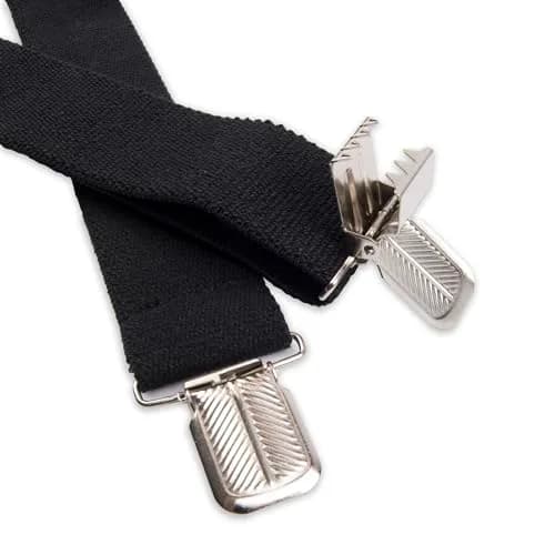 Dickies Mens 1-1/4 Solid Straight Clip Suspenders Black | Heavy Duty Work & Style thumbnail 2