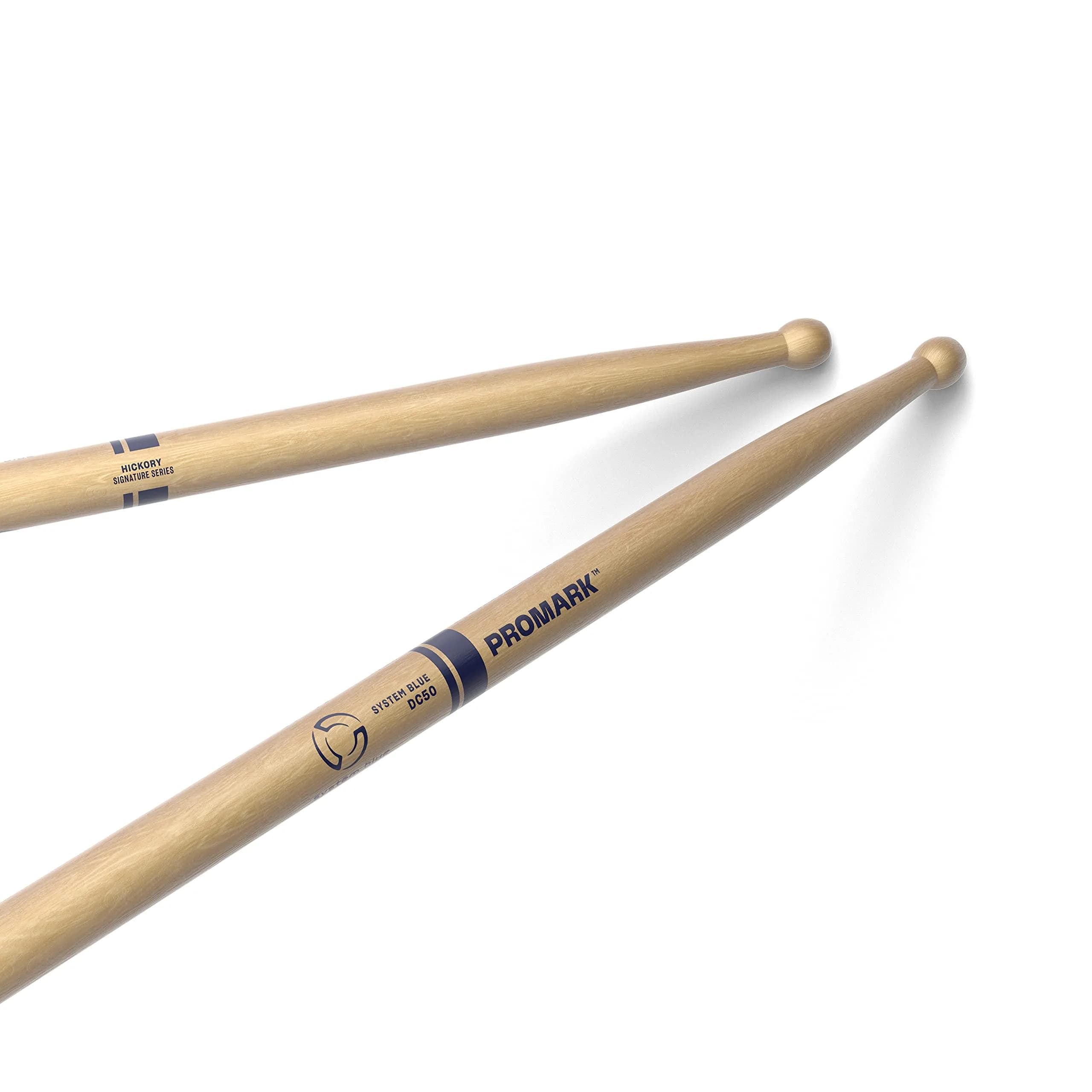 ProMark TXDC50W Hickory Marching Drumsticks | Wood Tip for Control & Rich Sound (70-120 chars)