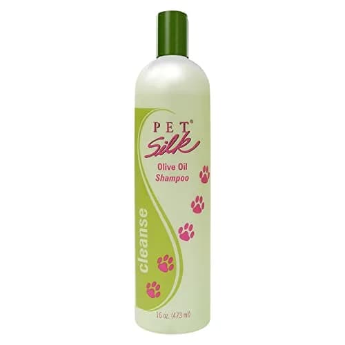 Pet Silk Olive Oil Shampoo 16 Oz | Moisturizing Pet Hair Care for Dogs thumbnail 1