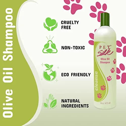Pet Silk Olive Oil Shampoo 16 Oz | Moisturizing Pet Hair Care for Dogs thumbnail 6