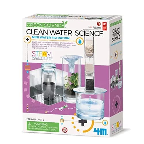 4M Green Science Clean Water Science DIY Water Filtration Kit | Ages 5-15 thumbnail 1