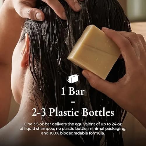 J.R.LIGGETT'S Jojoba & Peppermint Shampoo Bar 100g (3.5 oz) | Natural Vegan Formula for Healthy Hair thumbnail 6