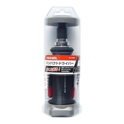 VESSEL Impact Screwdriver with Soft Grip, 197mm (7.8 inches) | Replaceable Bit & Socket Compatibility thumbnail 3