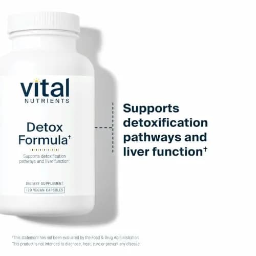 Vital Nutrients Detox Formula 120 Capsules | Supports Liver & Detoxification thumbnail 3
