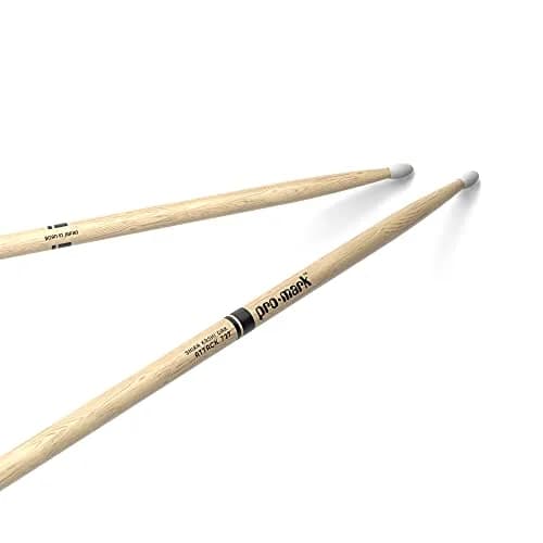 ProMark Classic Attack 727 Shira Kashi Oak Drumsticks with Oval Nylon Tip, 41.2cm (16.25") Pair | Forward-Weighted Feel for Metal Drummers thumbnail 1