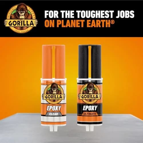Gorilla 2 Part Epoxy 0.85 oz | Incredibly Strong Bonding, 5 Min Set, Clear thumbnail 4