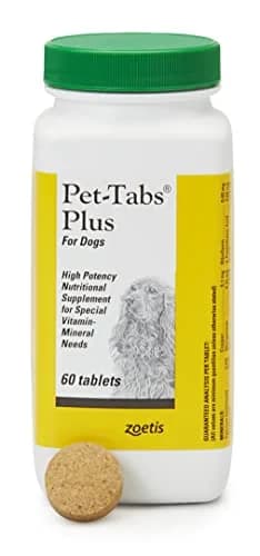 Pet-Tabs Plus Multivitamin for Dogs 60 Chewables | Supports Wellness & Coat Health thumbnail 1