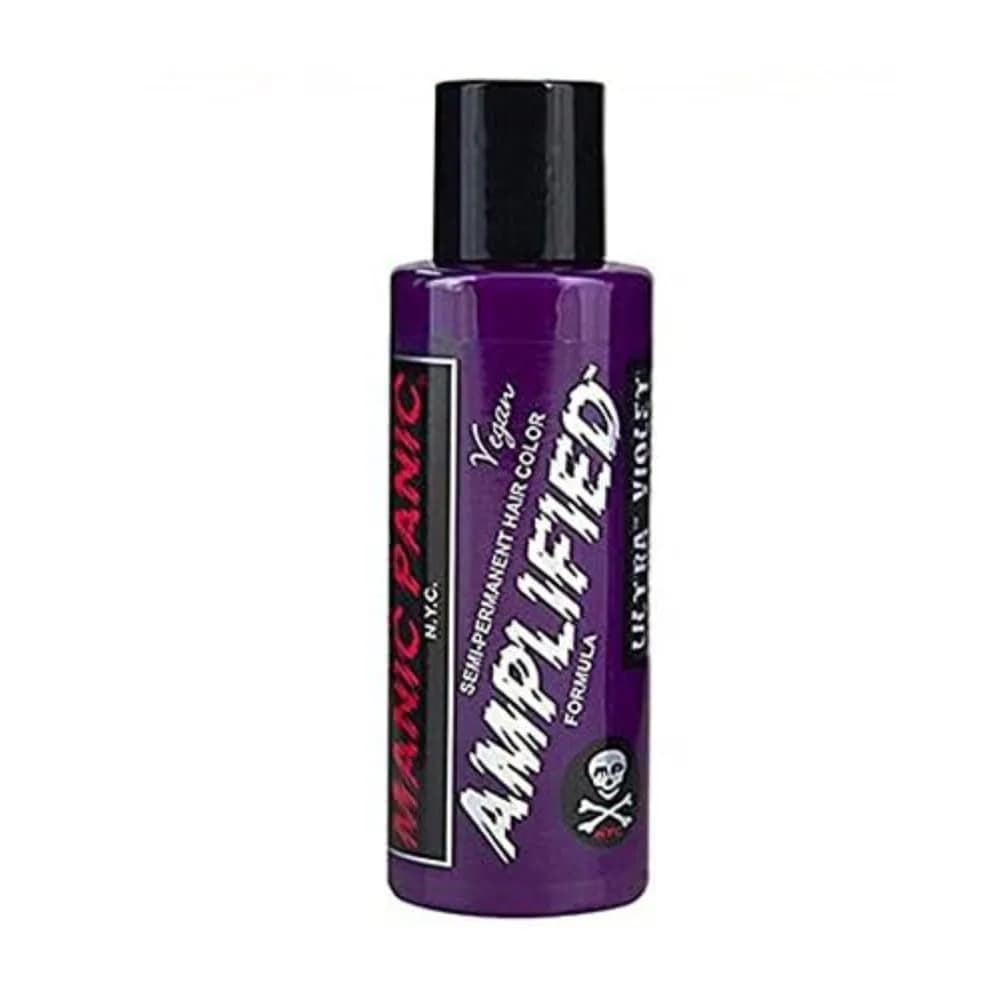 MANIC PANIC Classic Shocking Blue Semi Permanent Hair Color 4oz | Vibrant, Long-Lasting Blue for Women & Men — Ultra Violet
